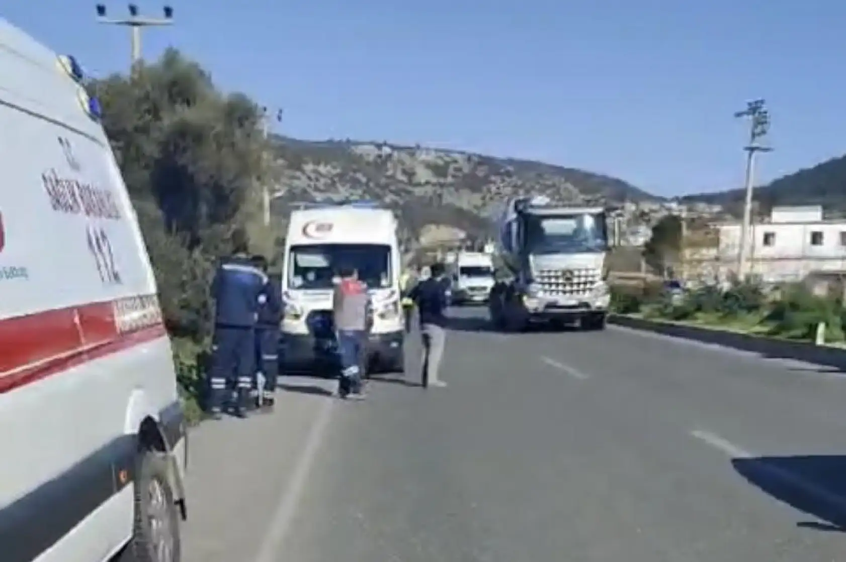 Şarampole uçan araçta 2 kişi yaralandı