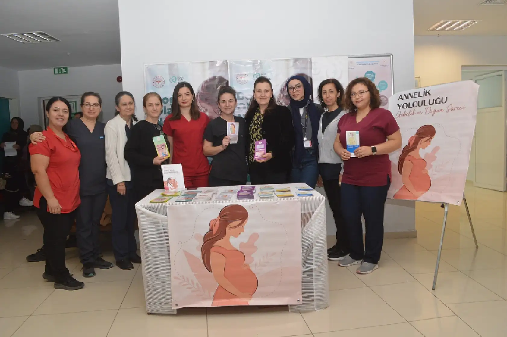 Muğla'da normal doğum için stant açıldı