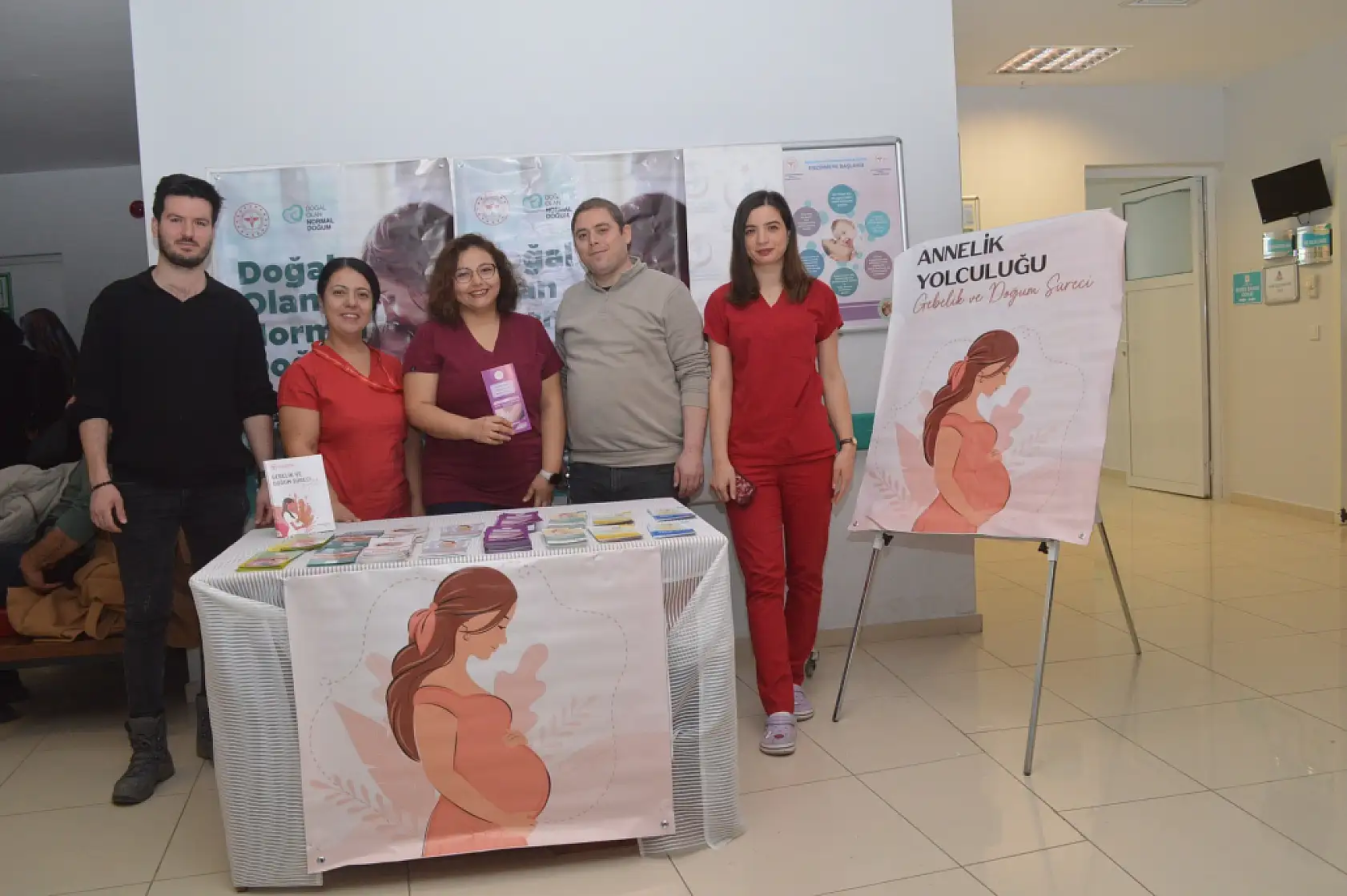 Muğla'da normal doğum için stant açıldı