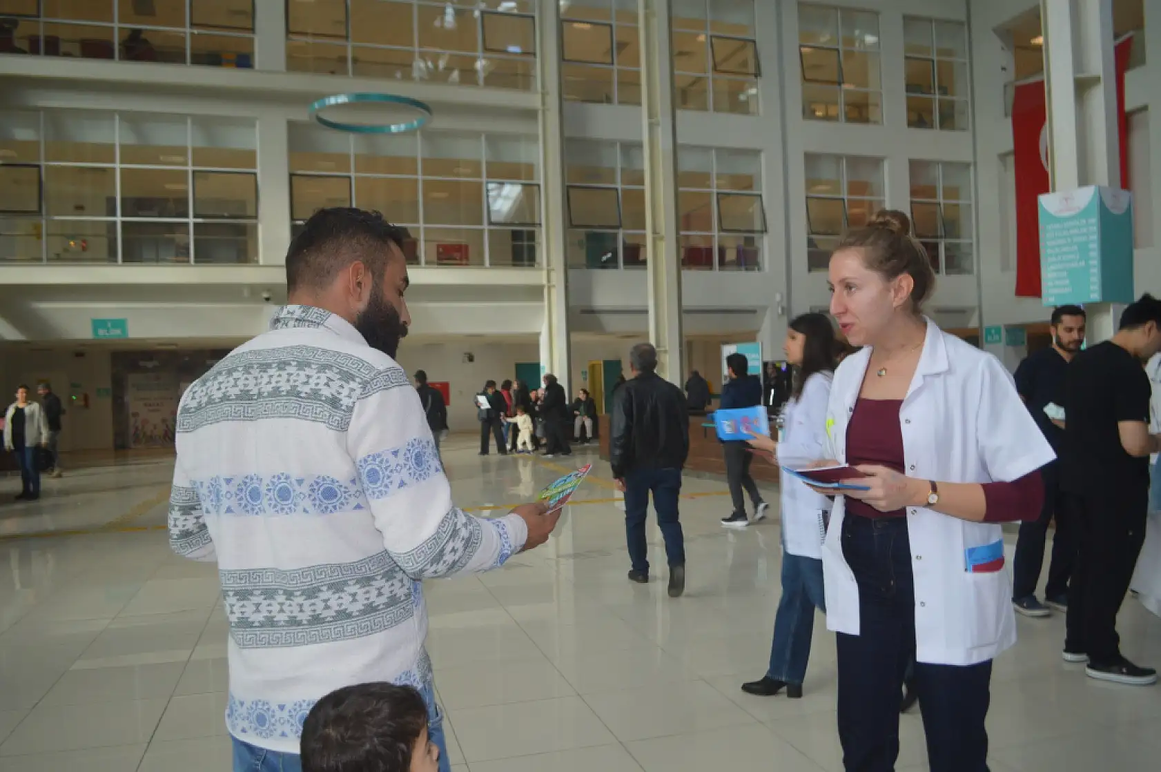 Muğla'daki hastanede vatandaşlar bilgilendirildi