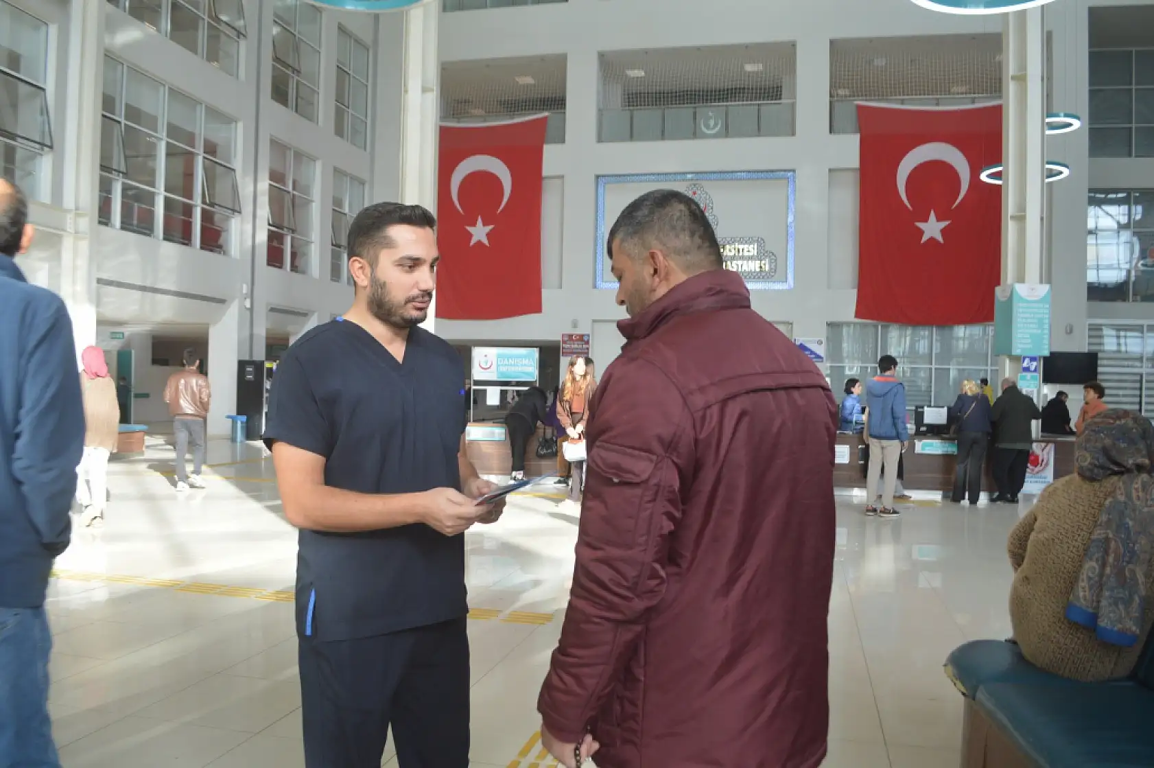 Muğla'daki hastanede vatandaşlar bilgilendirildi