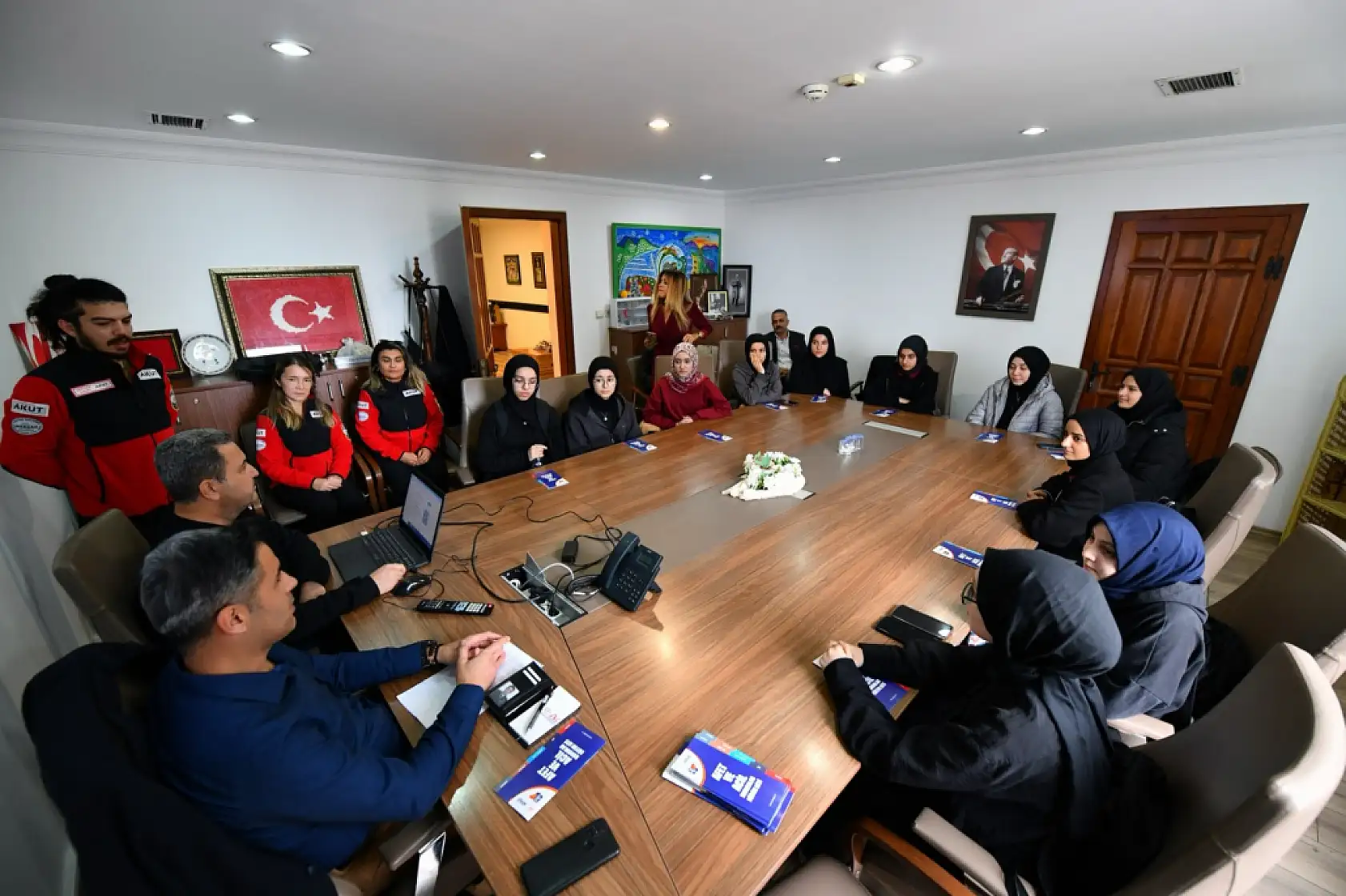 Fethiye'de öğrencilere ve kursiyerlere afet farkındalık eğitimi