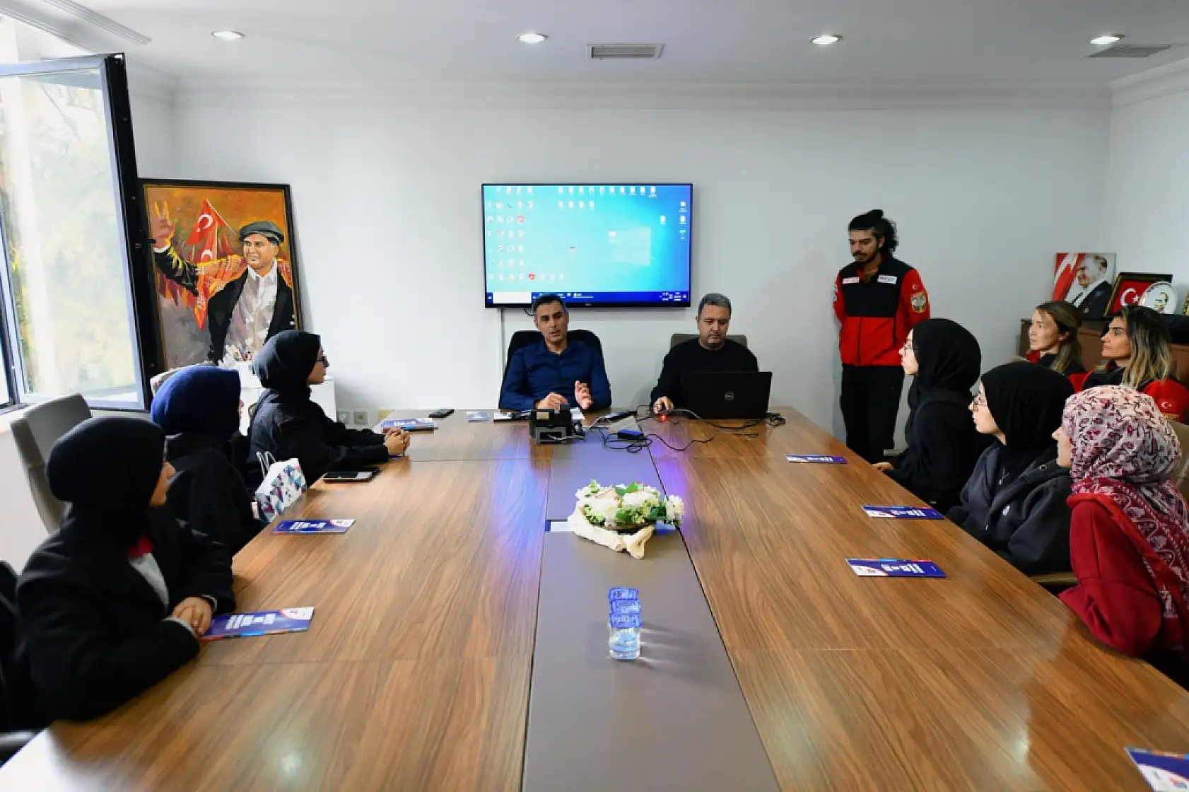 Fethiye'de öğrencilere ve kursiyerlere afet farkındalık eğitimi