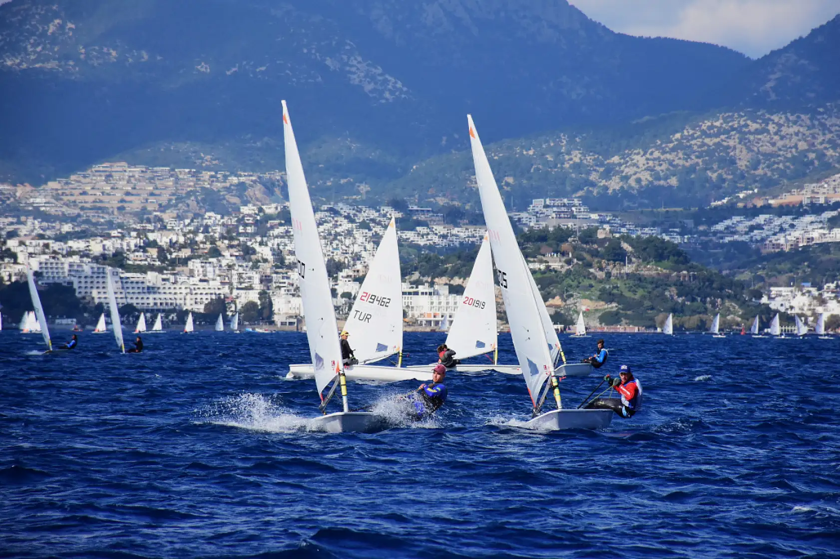 TYF Yelken Ligi'nde ILCA Türkiye Şampiyonası, Bodrum'da başladı