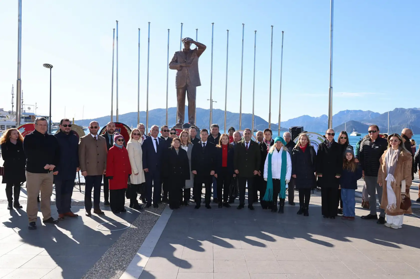Atatürk'ün Marmaris'e gelişinin 90'ıncı yıl dönümü kutlandı