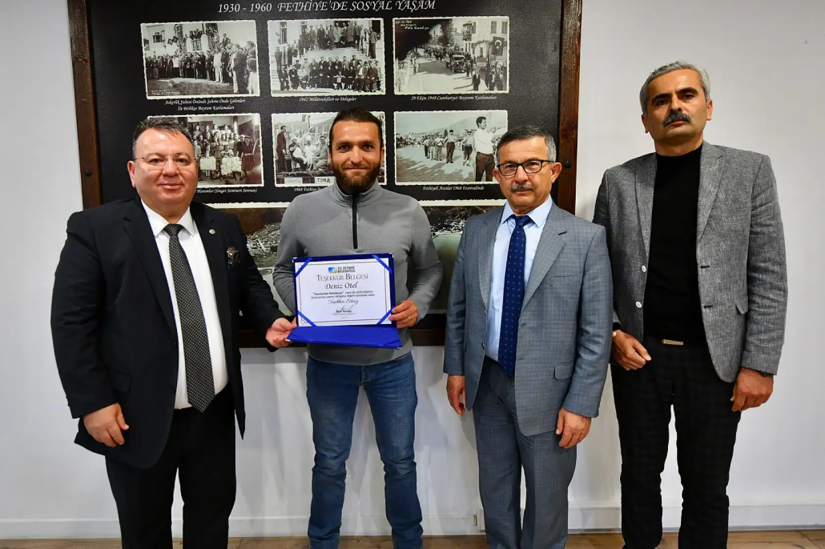 Fethiye'de Otellere Teşekkür Belgeleri Verildi