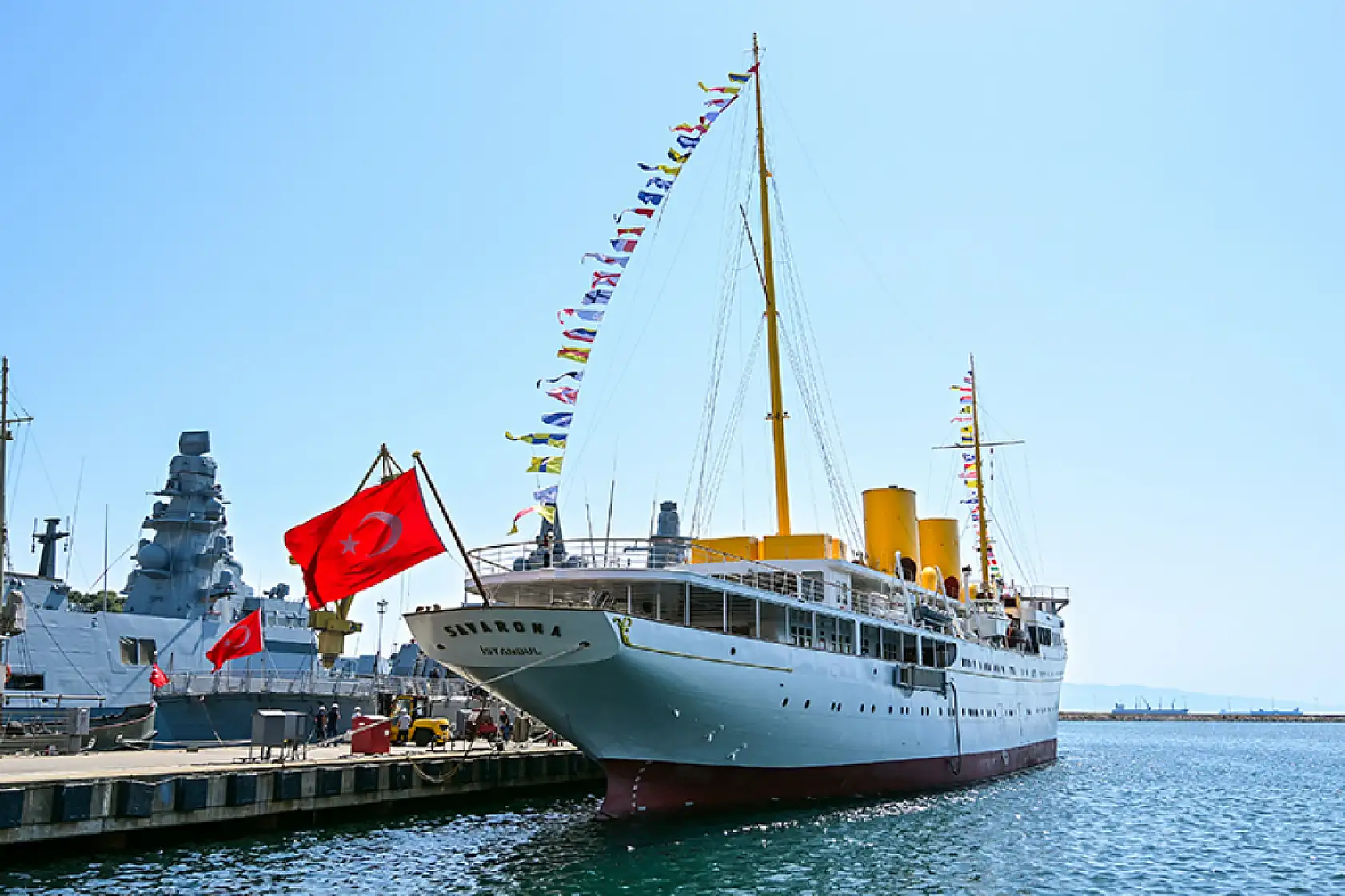 Atatürk'ün manevi mirası Savarona yatı pazar günü İstanbul Boğazı'nı selamlayacak