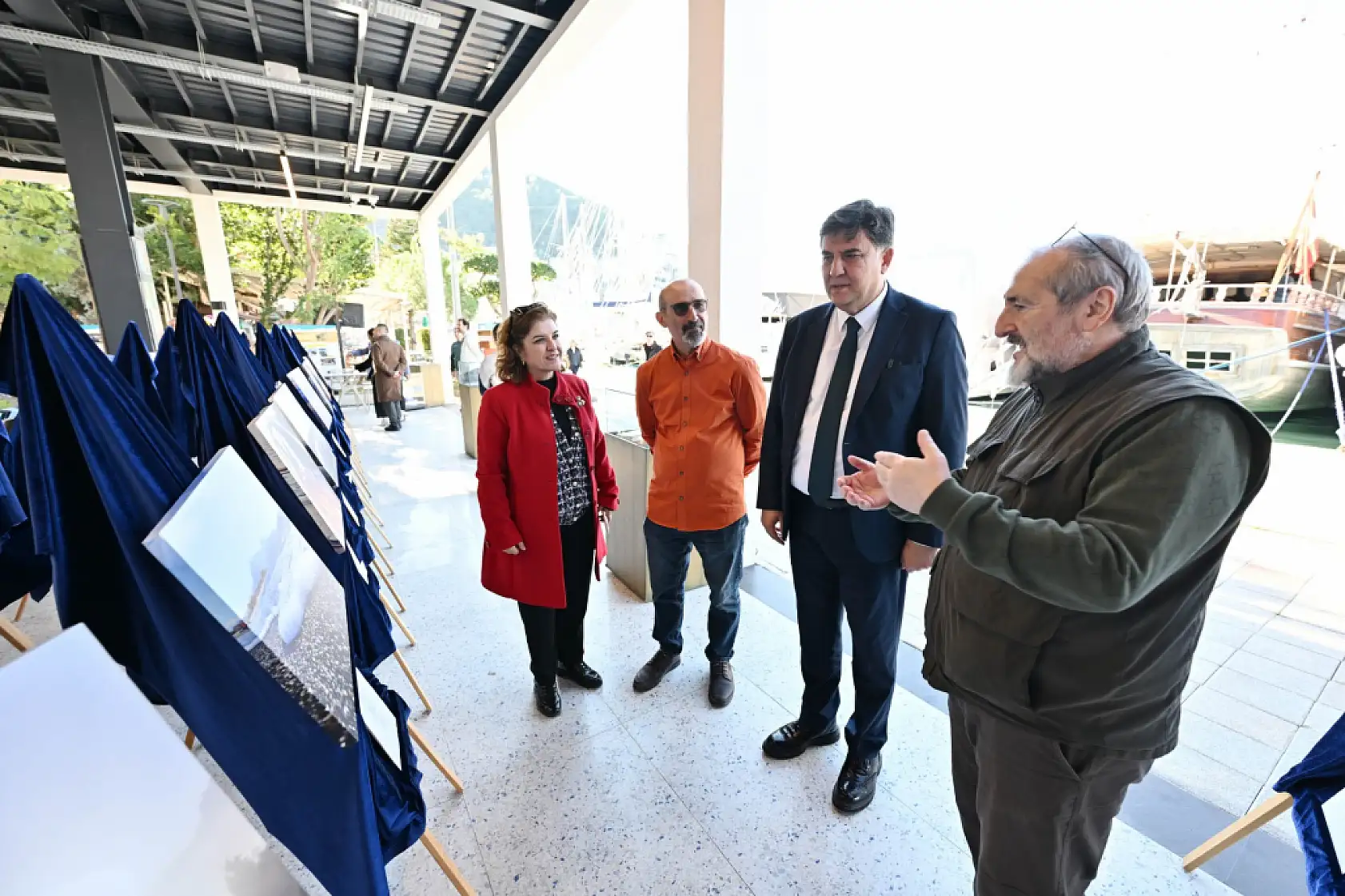 'Denizin Fethiye Yüzü' Fethiye Kültür Evi'nde sanatseverlerle buluştu