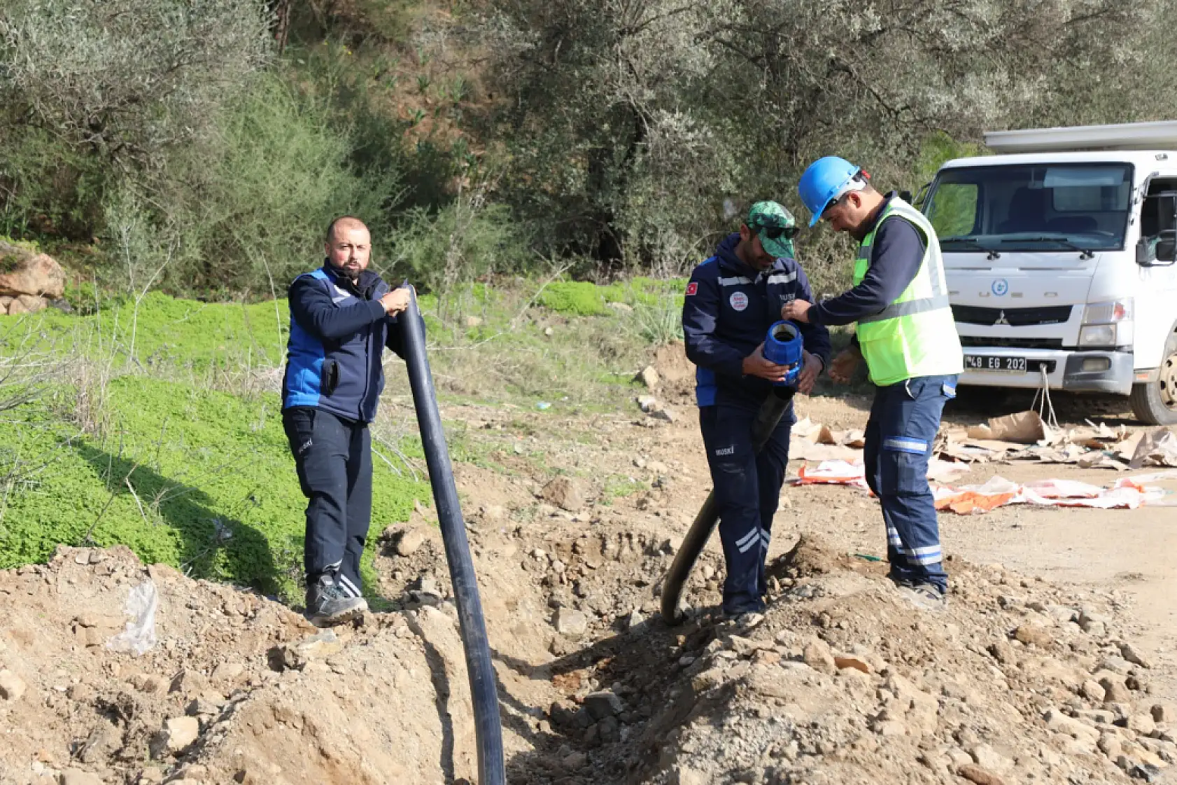 Ortaca'da İçme Suyu Hatları Yenileniyor