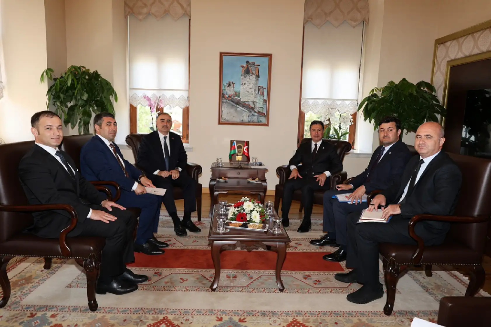 Azerbaycan Büyükelçisi Reşad Memmedov'dan Başkan Aras'a Ziyaret