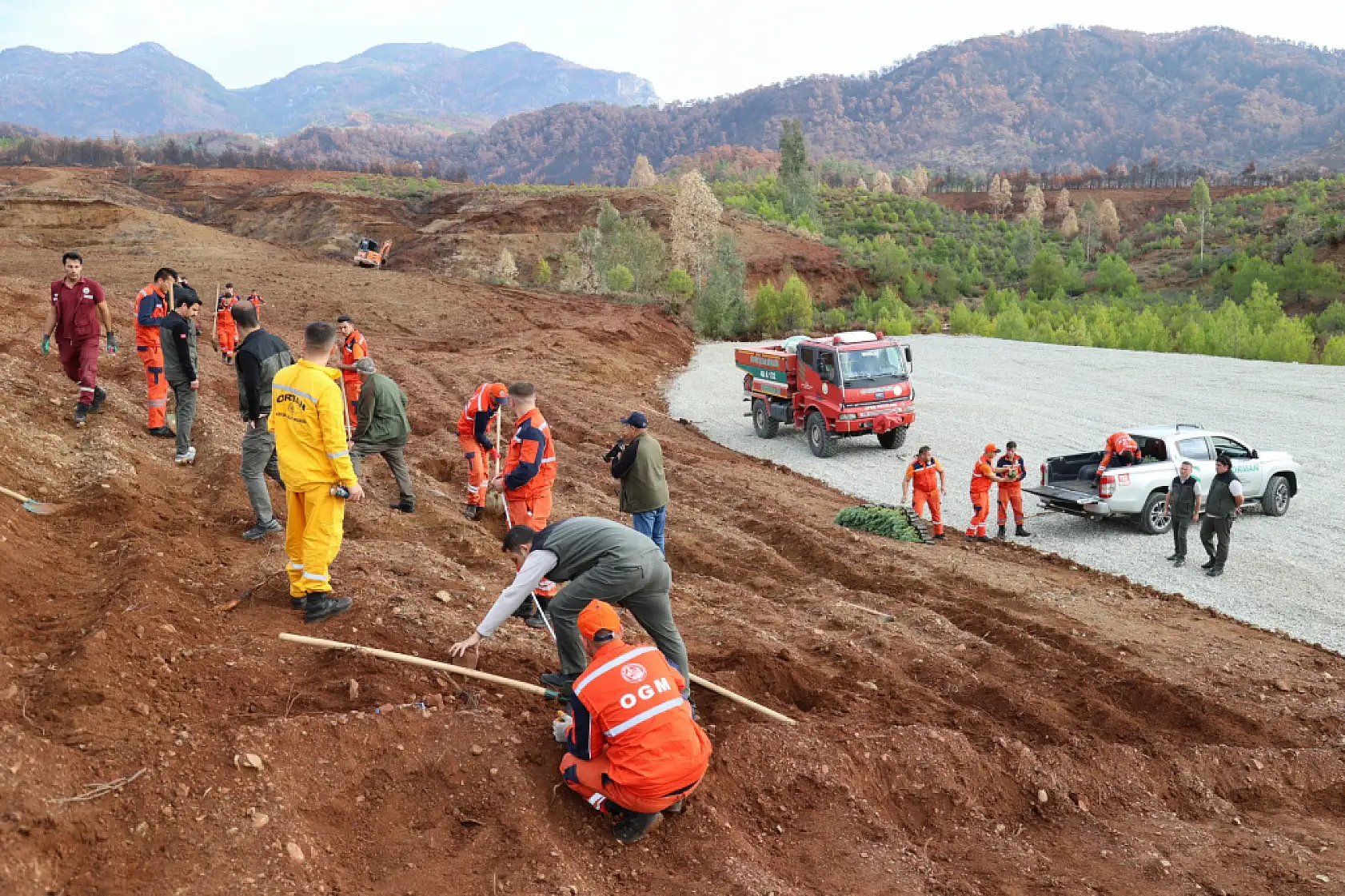 Muğla Orman Bölge Müdürlüğü Yeşil Vatan Seferberliğine Hazır