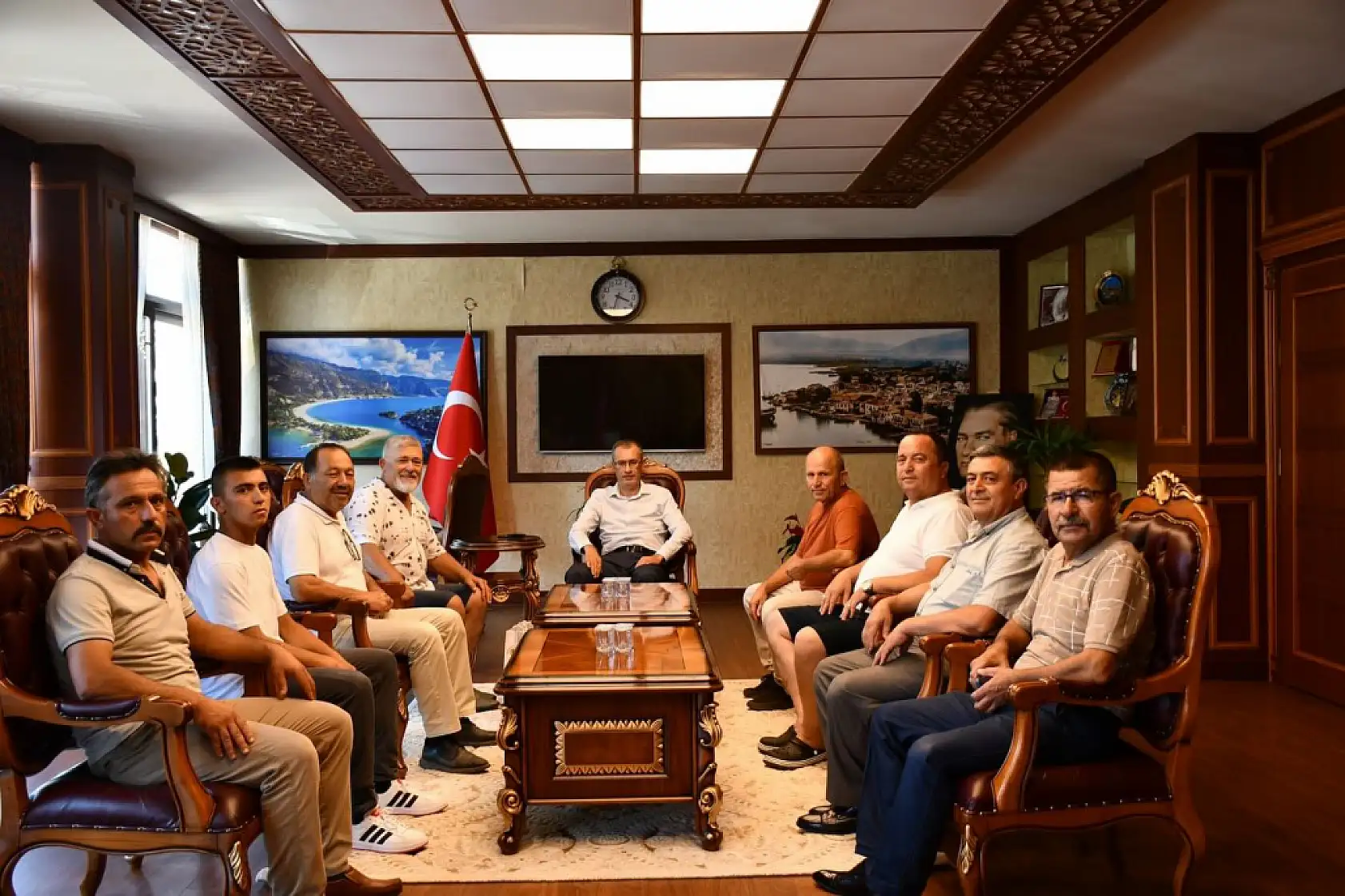 Fethiye Güreş Spor Kulübü'nden Kaymakam Ertaş'a ziyaret