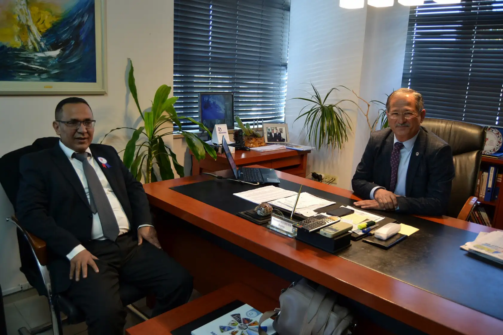 Fethiye Vergi Dairesi'nden Esnaf Odası'na ziyaret