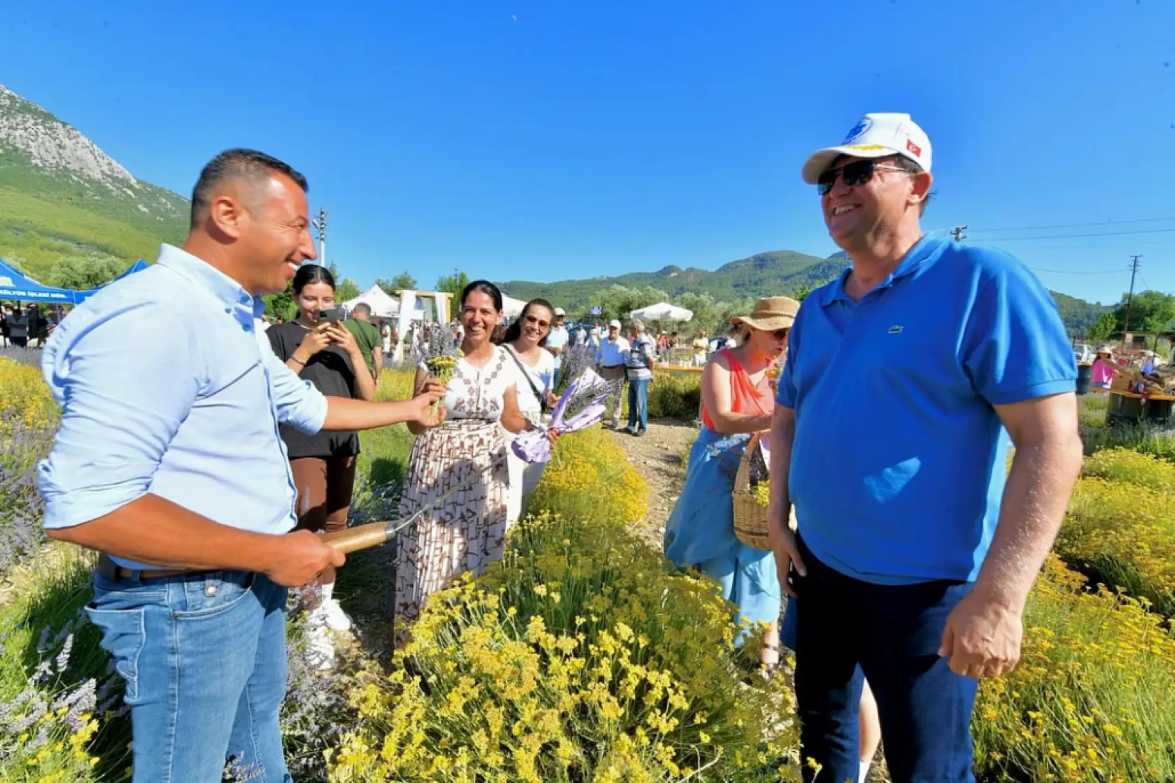 Fethiye'de Lavanta Hasadı Renkli Görüntülerle Gerçekleşti