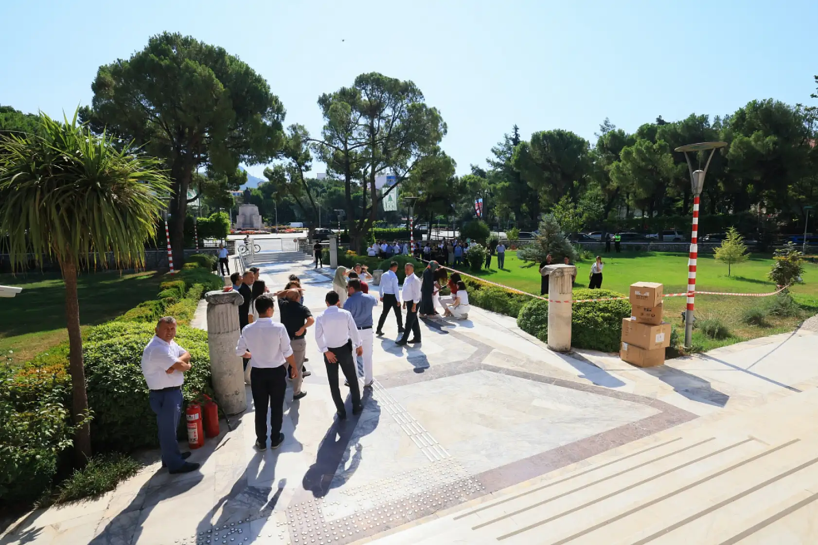Muğla Valiliği'nde Yangın ve Tahliye Tatbikatı Gerçekleştirildi