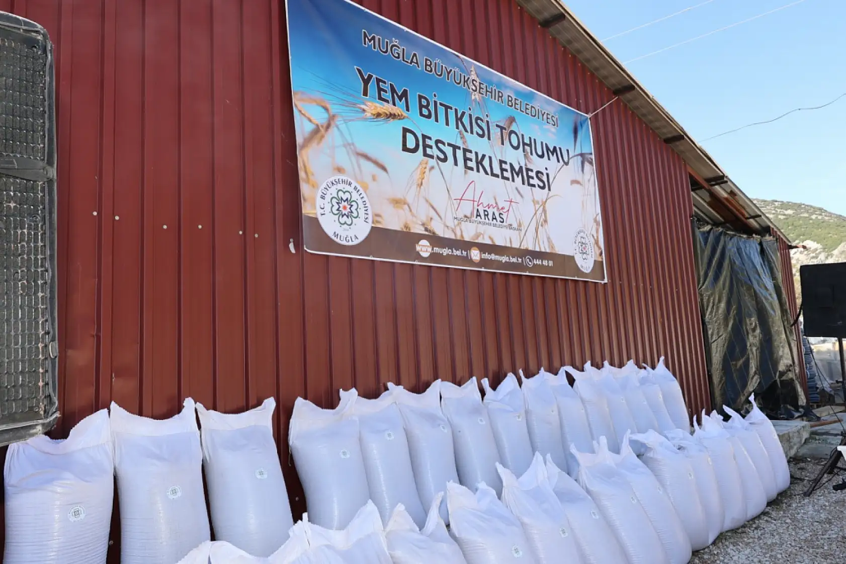 Muğla Büyükşehir'den Kırsal Kalkınmaya 330 Tonluk Destek