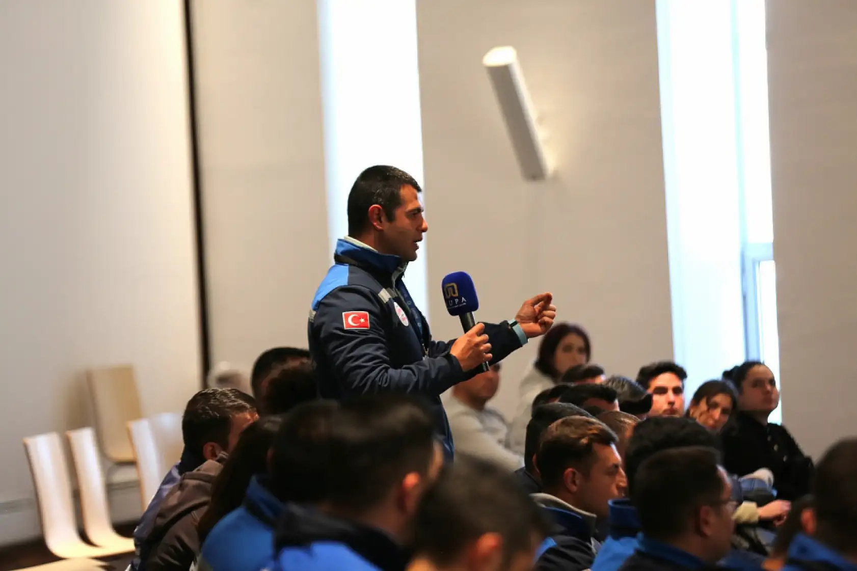 Genel Müdür Yılmaz Şengül, MUSKİ'nin genç personel ile buluştu