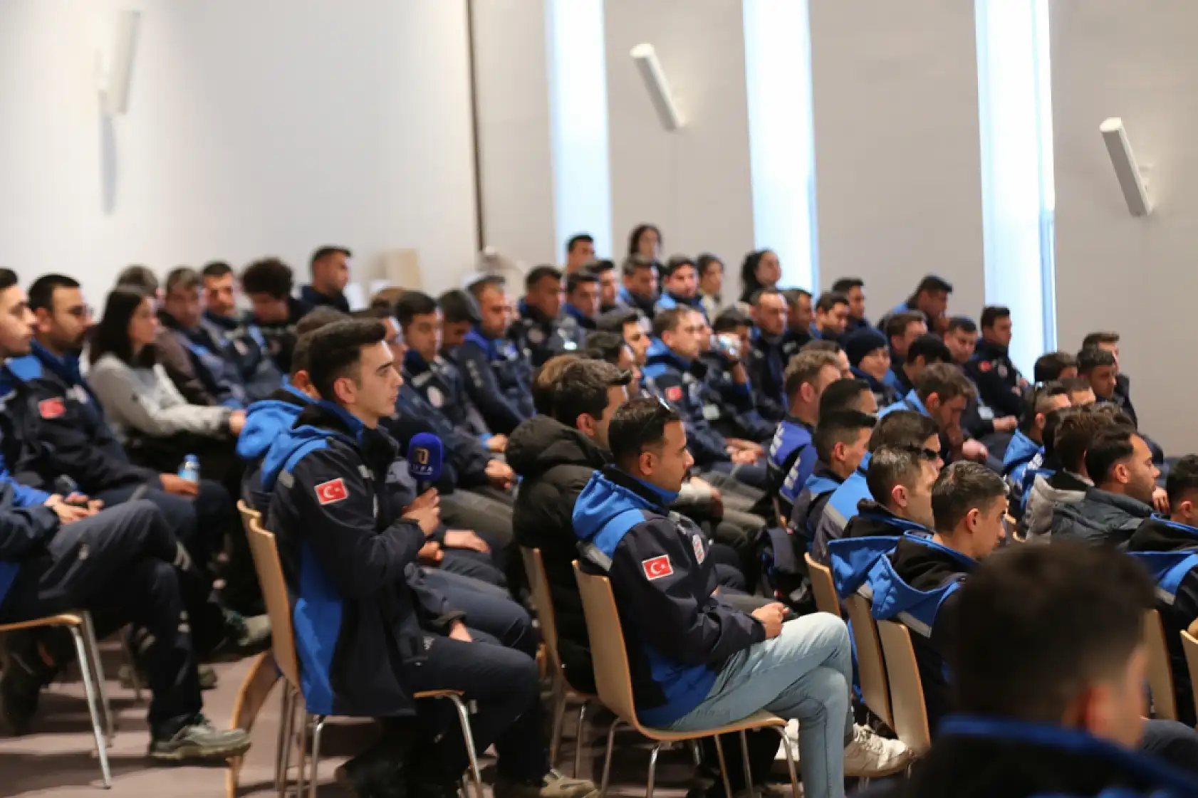 Genel Müdür Yılmaz Şengül, MUSKİ'nin genç personel ile buluştu