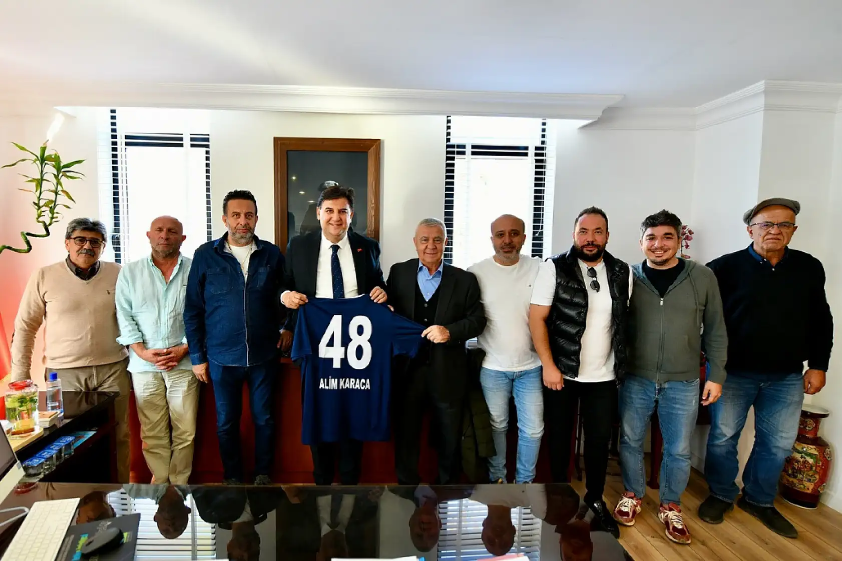 Fethiyespor Yönetiminden Başkan Karaca'ya Anlamlı Ziyaret
