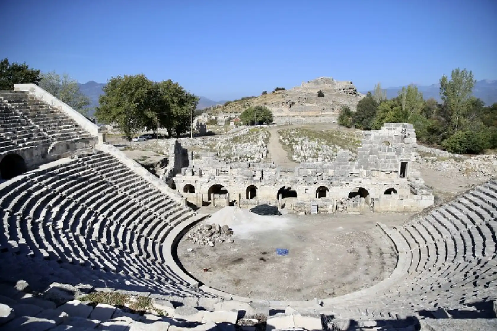 Seydikemer Tlos Antik Kenti'nde meclis binası, 2 hamam ve tapınak restore edilecek