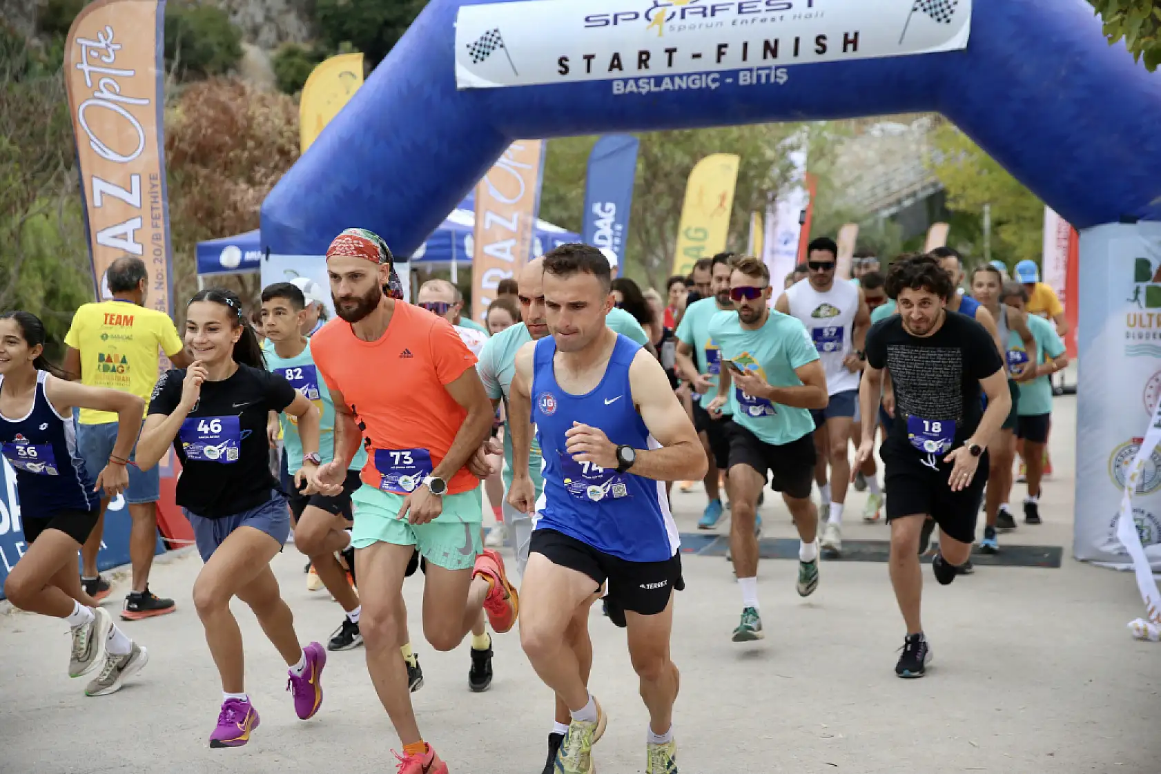 Fethiye'de Babadağ Ultra Maratonu sona erdi