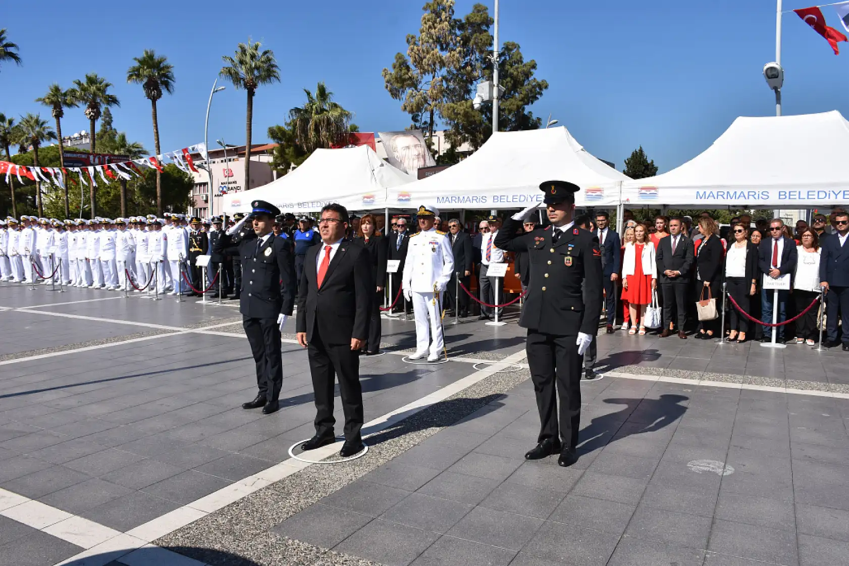 Marmaris'te 29 Ekim Cumhuriyet Bayramı kutlamaları