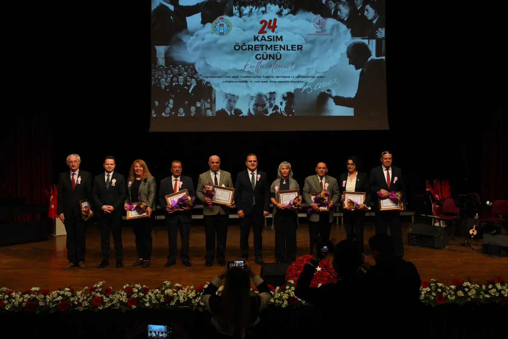 Muğla'da 24 Kasım Öğretmenler Günü kutlandı