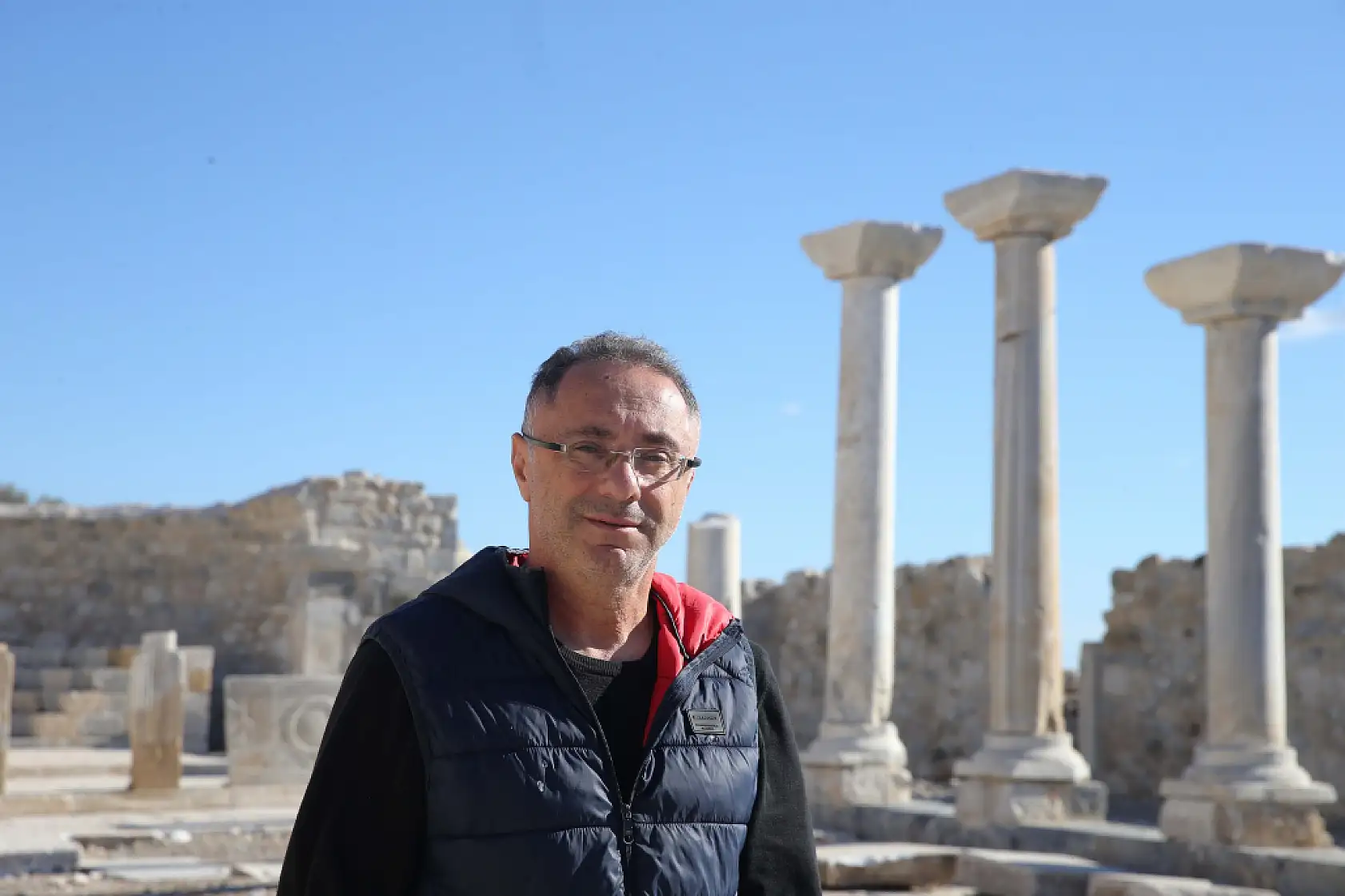 Datça'da Antik dönemin sanat ve ticaret merkezi Knidos'un ana kilisesi ayağa kaldırılıyor