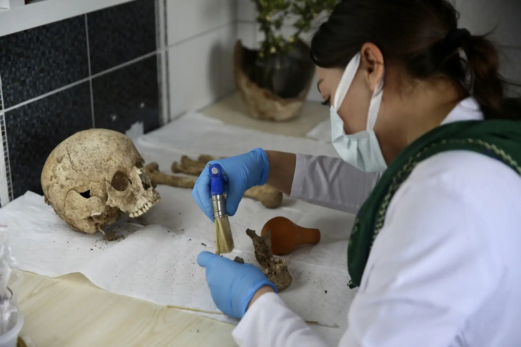 Fethiye Kalesi kazısından çıkan buluntular 2 bin 600 yıl öncesine ışık tutuyor