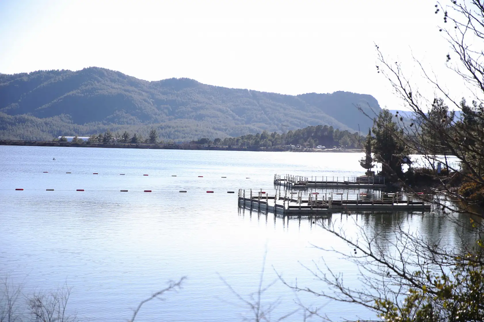 Ula Göleti'nin su seviyesi son yağışlarla eski haline döndü