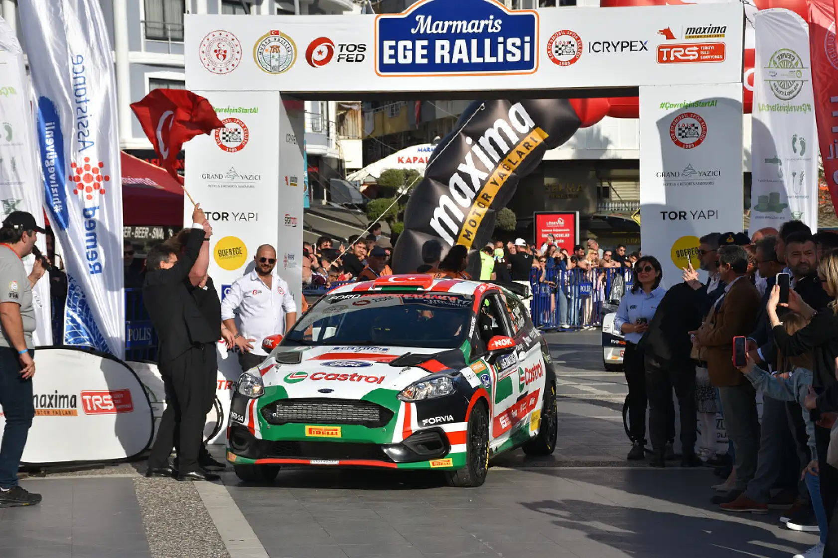 2025 Türkiye Ralli Şampiyonası'nın ilk ayağı Marmaris'te başladı
