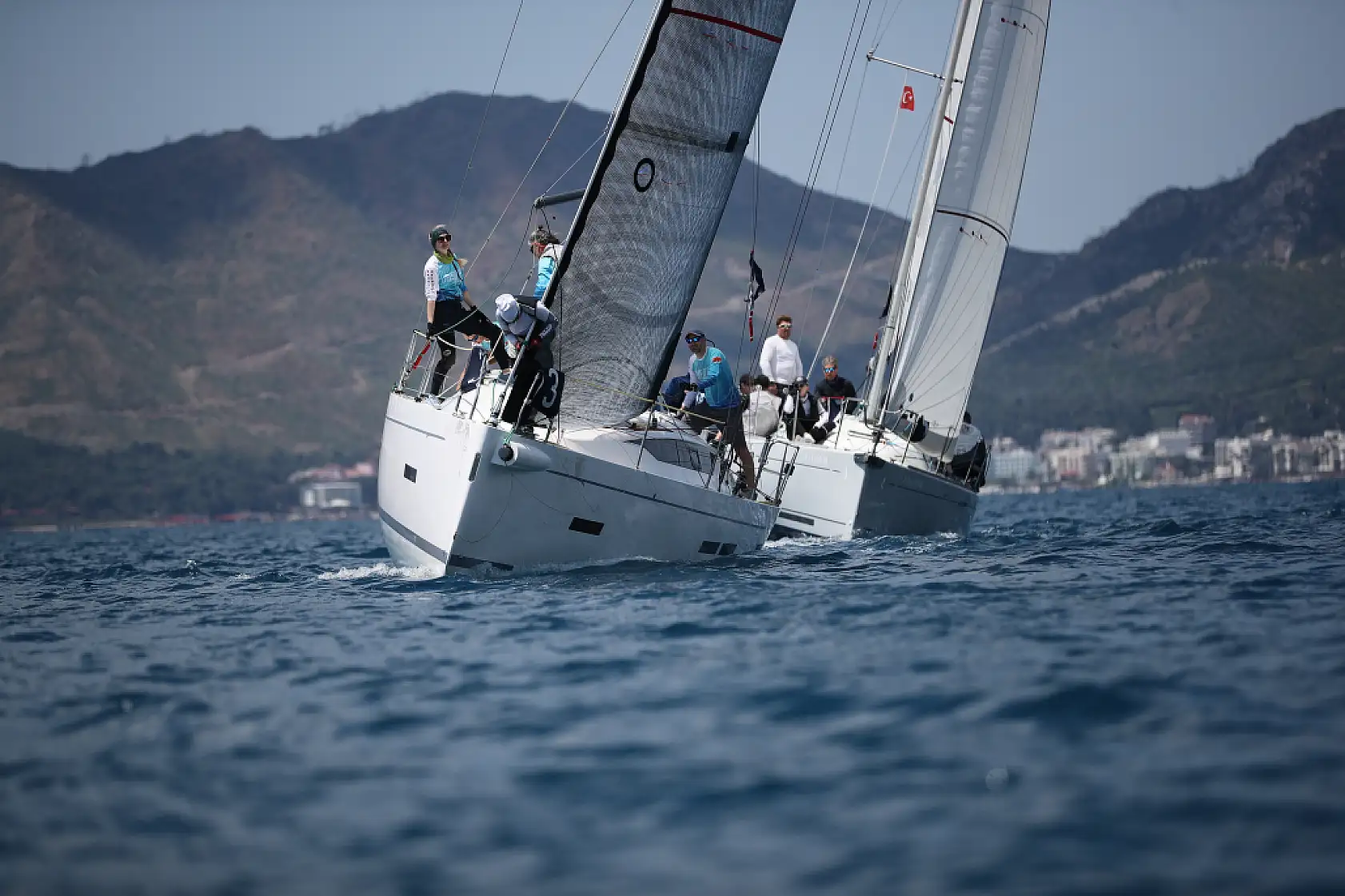 2. Uluslararası Akdeniz Yat Şampiyonası Marmaris'te devam ediyor