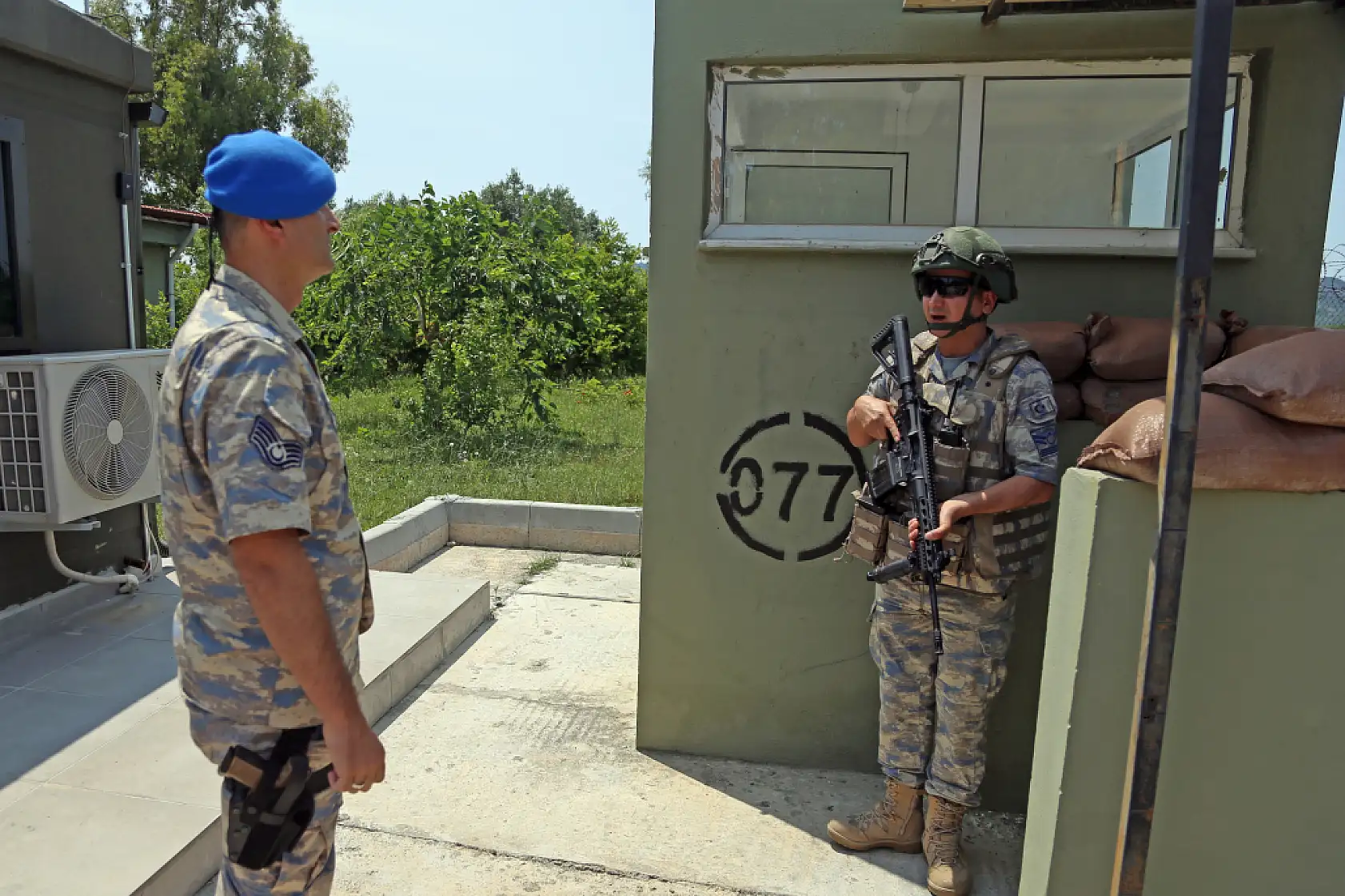 Gök vatanın 'demir kartalları' bayramda nöbette