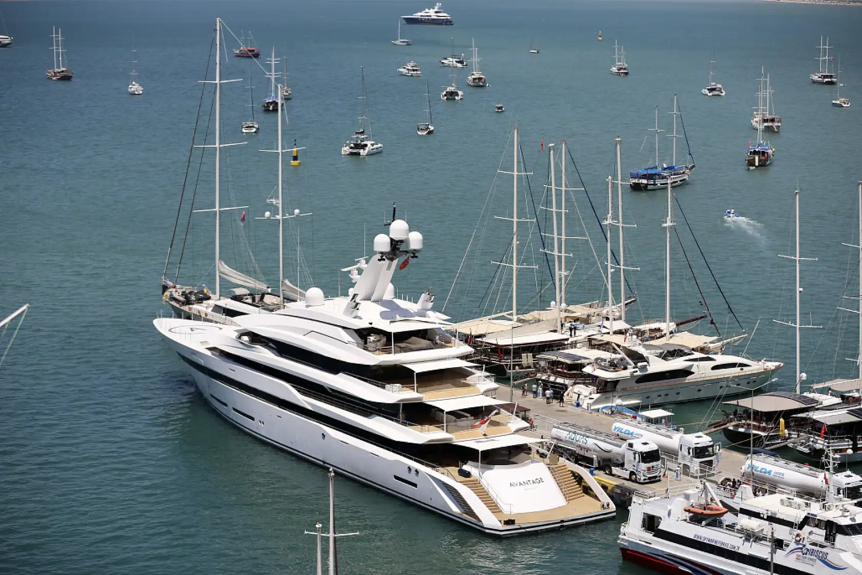 Lüks yat 'Avantage' Fethiye'de