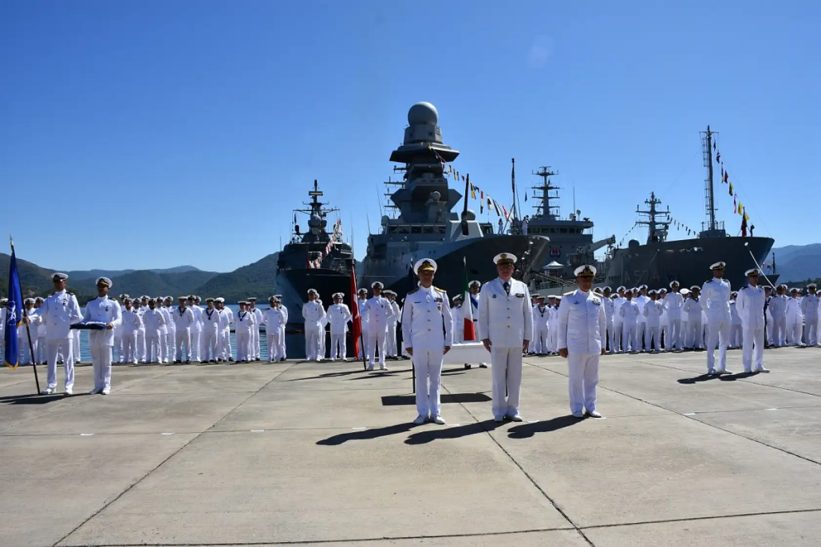 NATO Daimi Deniz Görev Grubu-2'nin komutası Türkiye'den İtalya'ya geçti