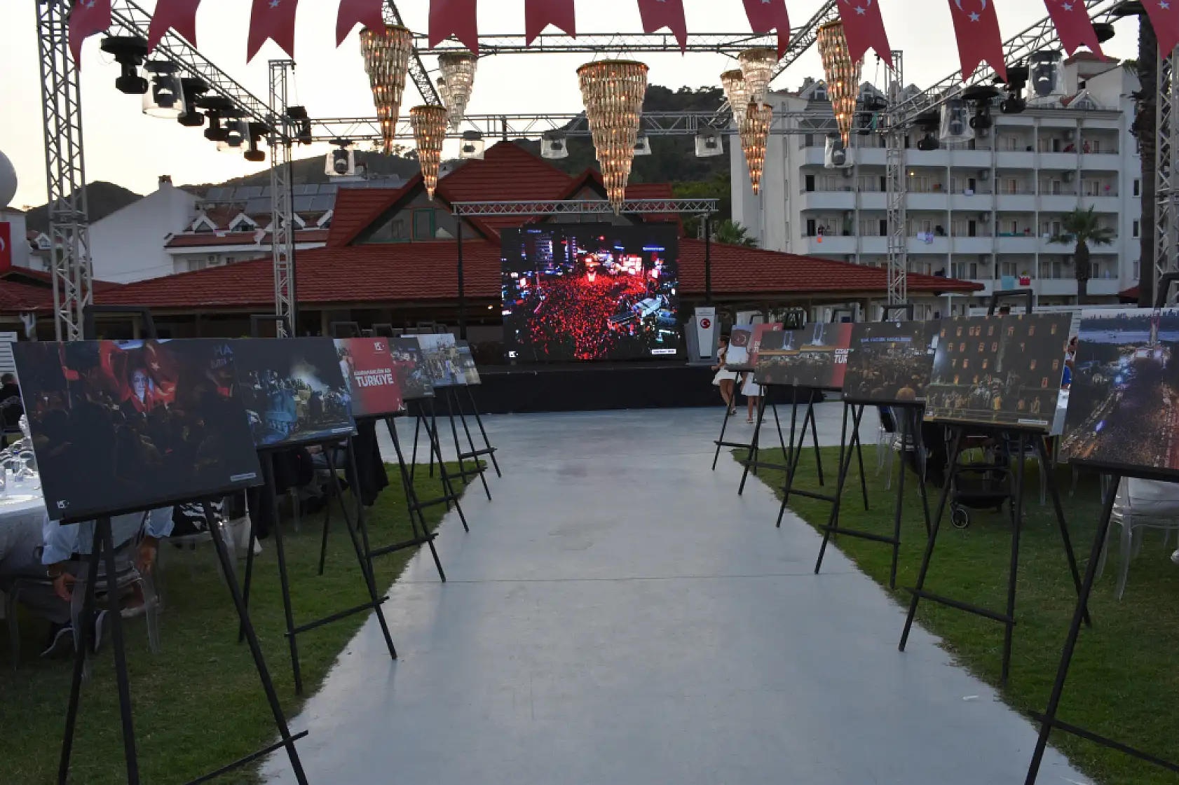 Marmaris'te 15 Temmuz Demokrasi ve Milli Birlik Günü anma programı düzenlendi