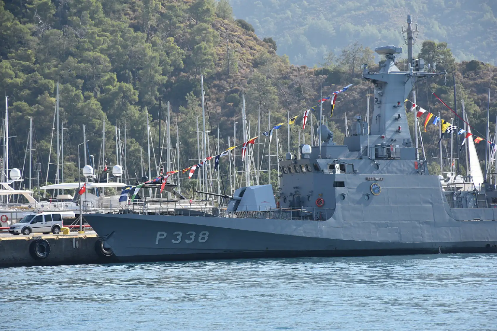 TCG Bora hücumbotu Muğla'da ziyarete açıldı