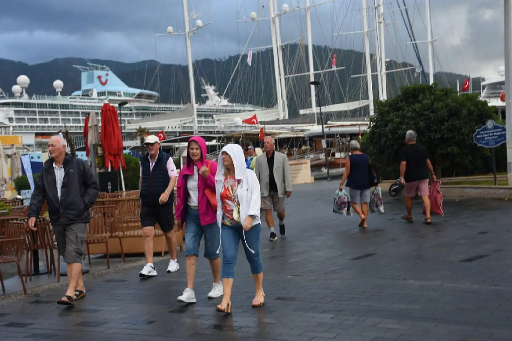 'Marella Discovery 2' kurvaziyeriyle Marmaris'e 1840 turist geldi