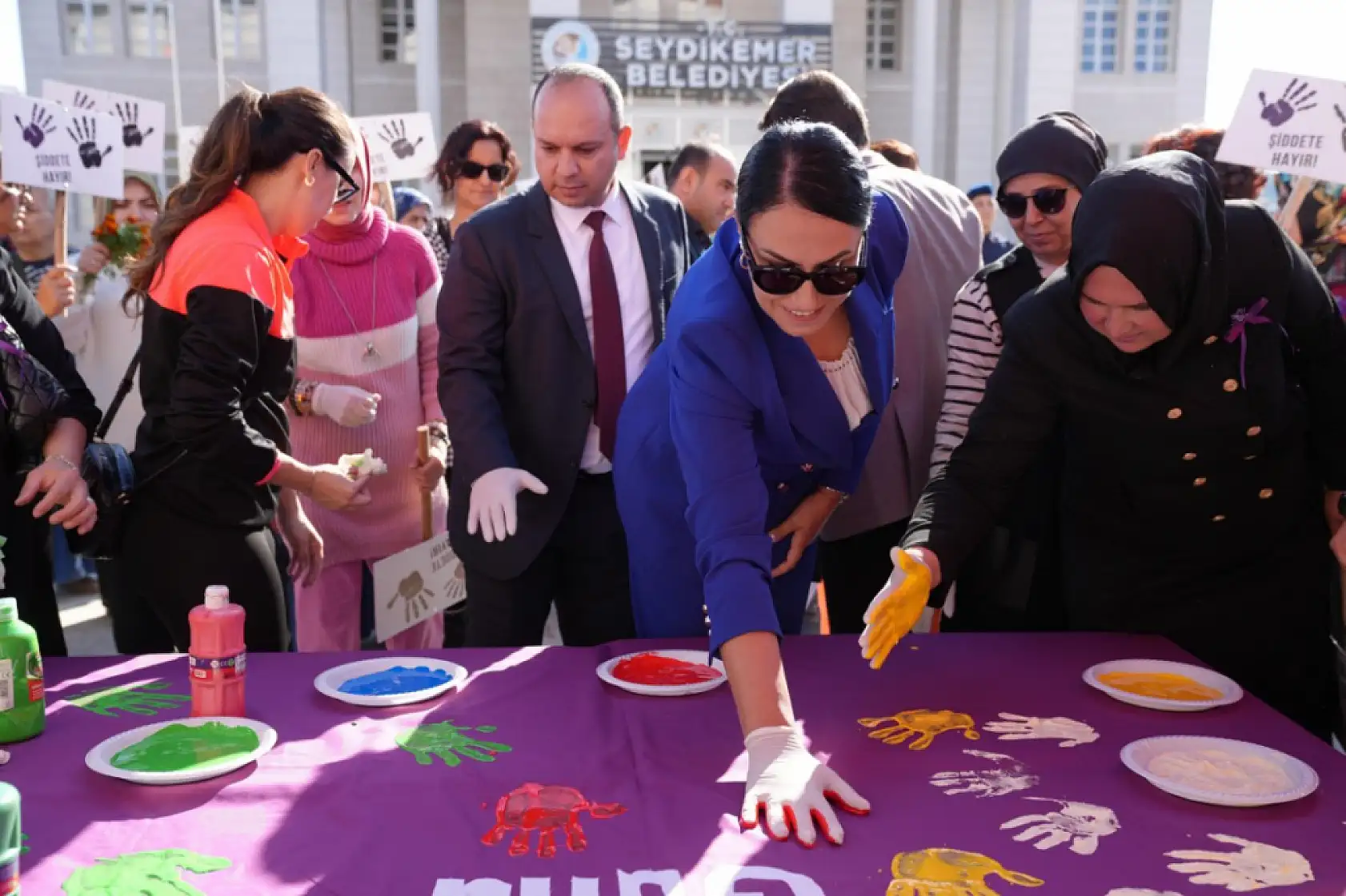 Seydikemer'de Kadına Yönelik Şiddete Karşı Uluslararası Mücadele Günü Etkinliği
