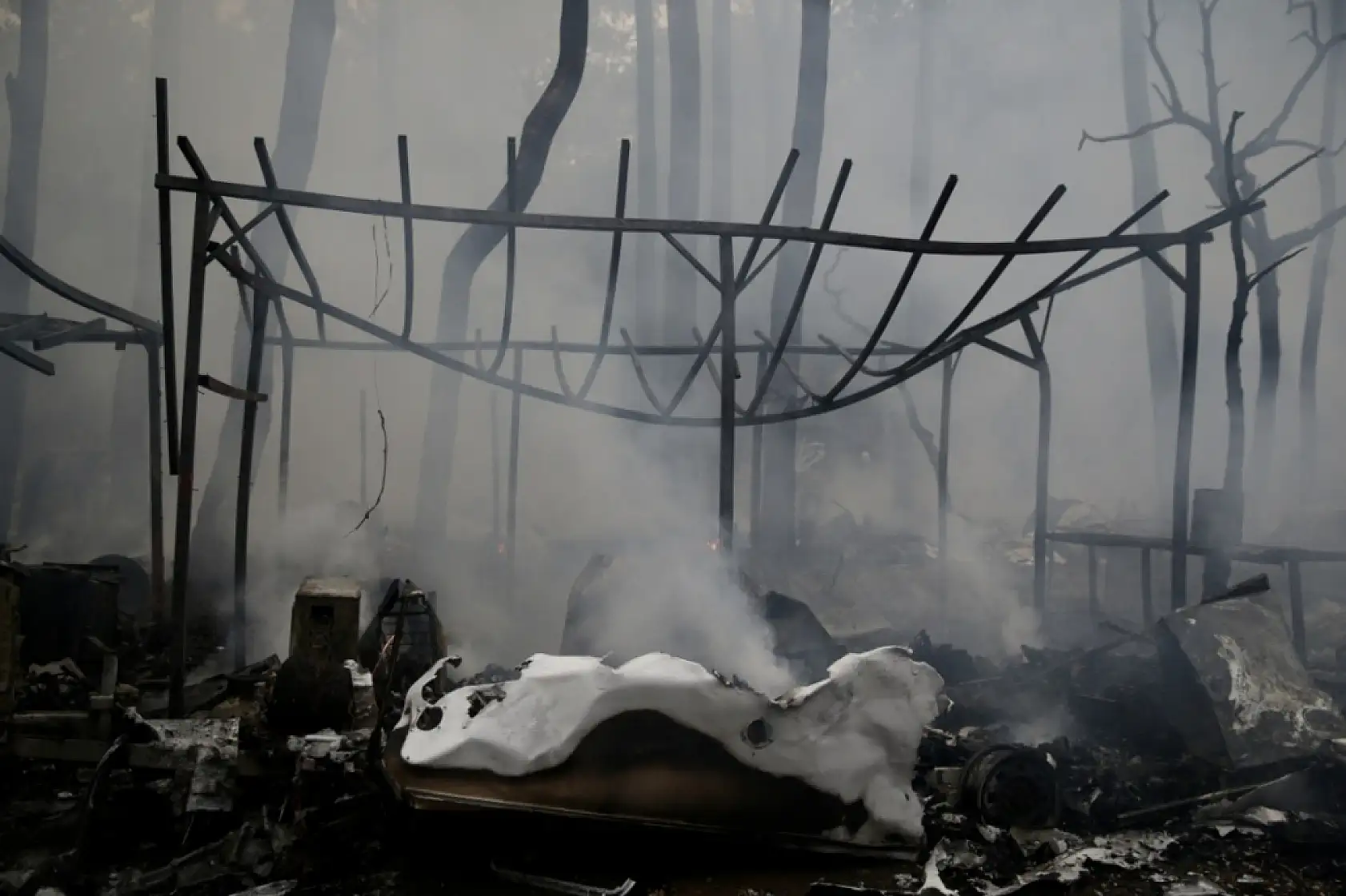 Fethiye'de kamp alanında çıkan yangın kontrol altına alındı