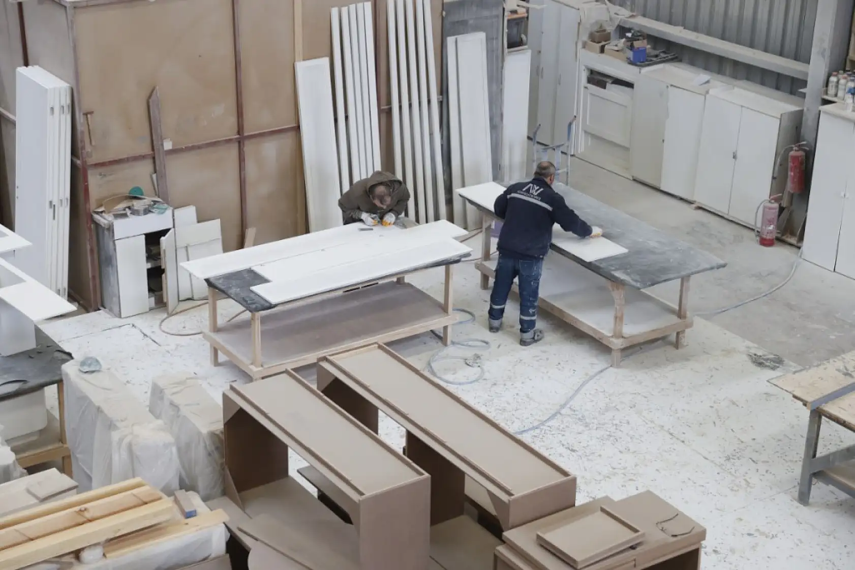 Bodrum'da yat imalatı kış aylarında da aralıksız sürüyor