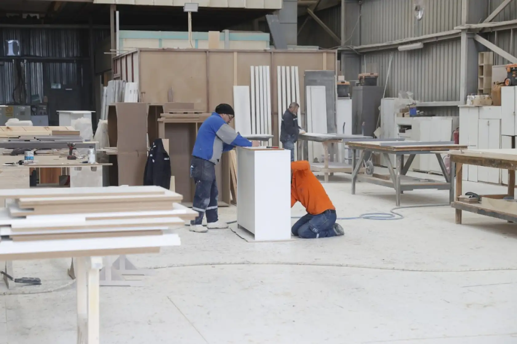 Bodrum'da yat imalatı kış aylarında da aralıksız sürüyor