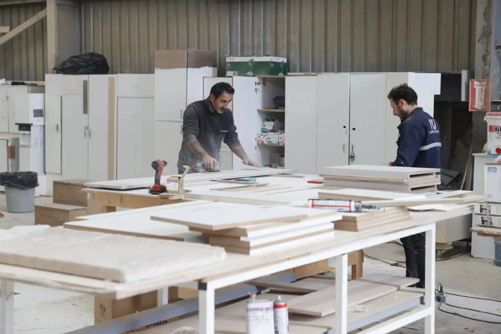 Bodrum'da yat imalatı kış aylarında da aralıksız sürüyor