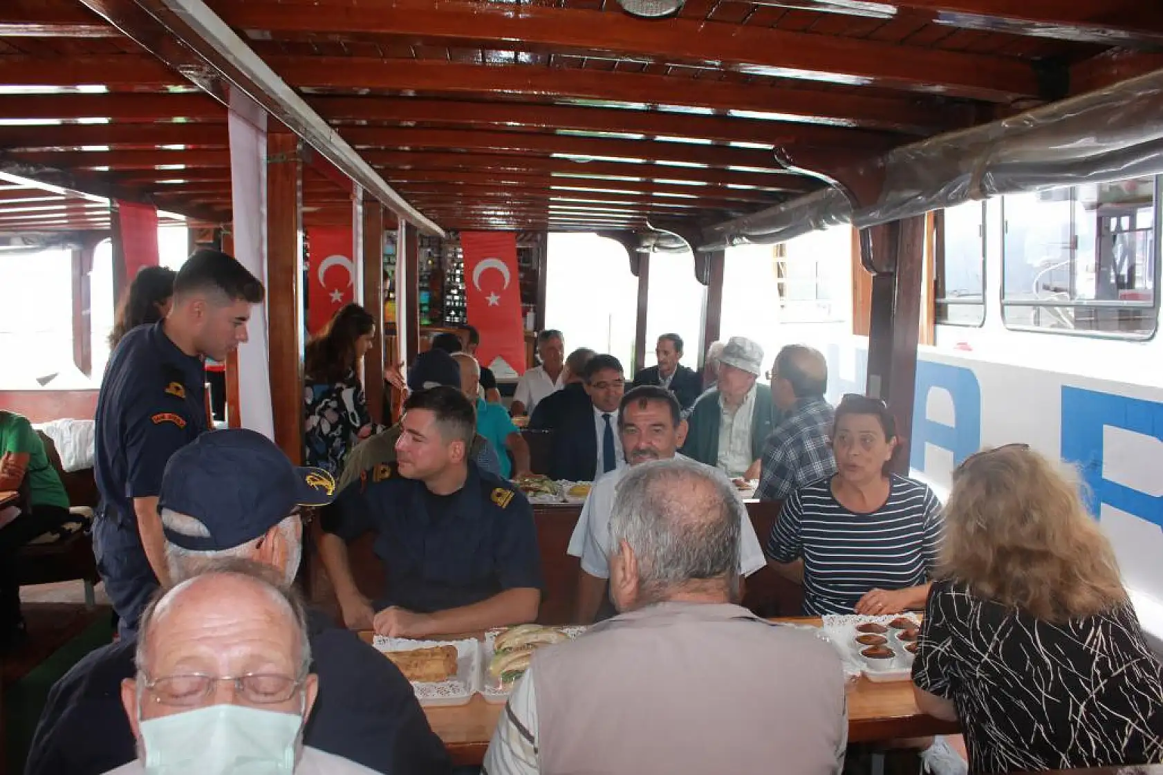 100'üncü yılda gazilere tekne gezisi