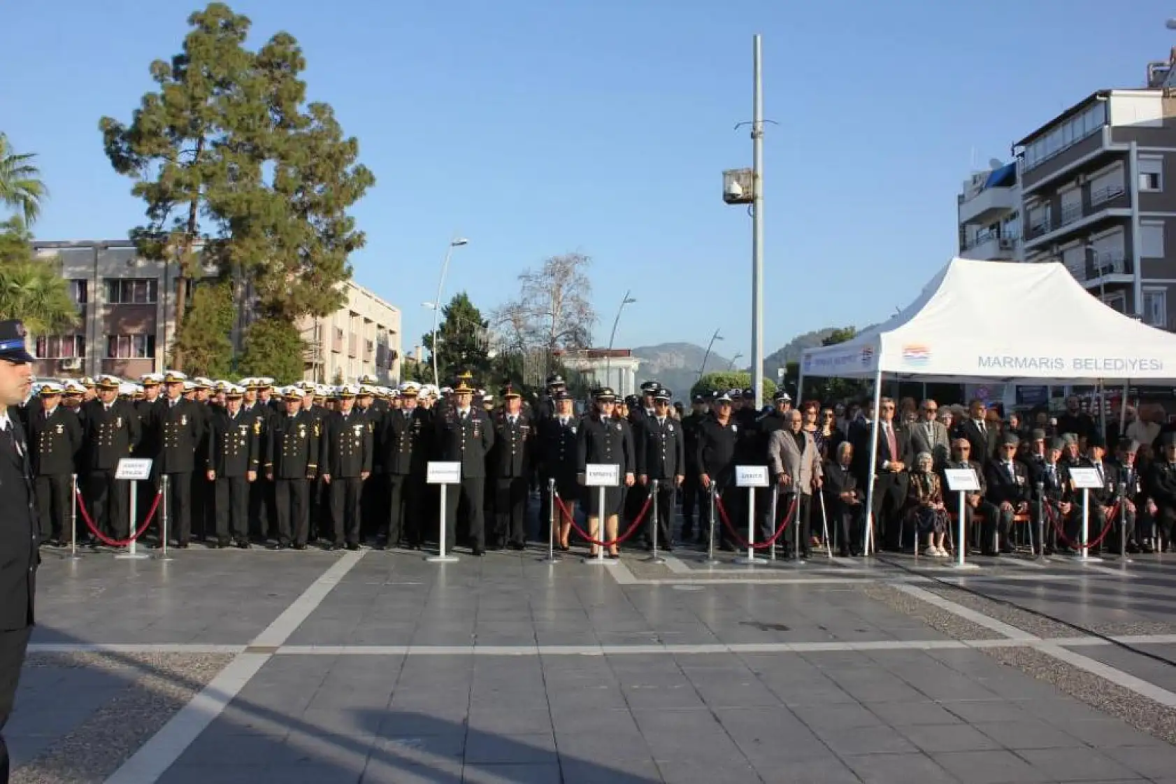 Marmaris'te 10 Kasım Anma Töreni