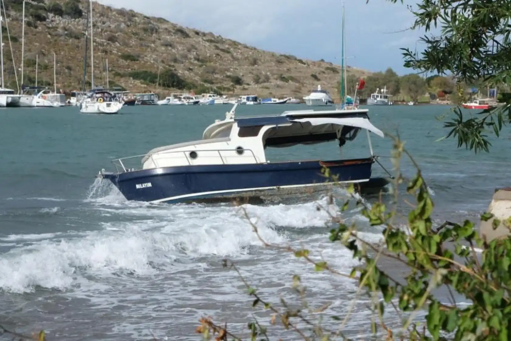 Bodrum'da Fırtına Tekneleri Batırdı