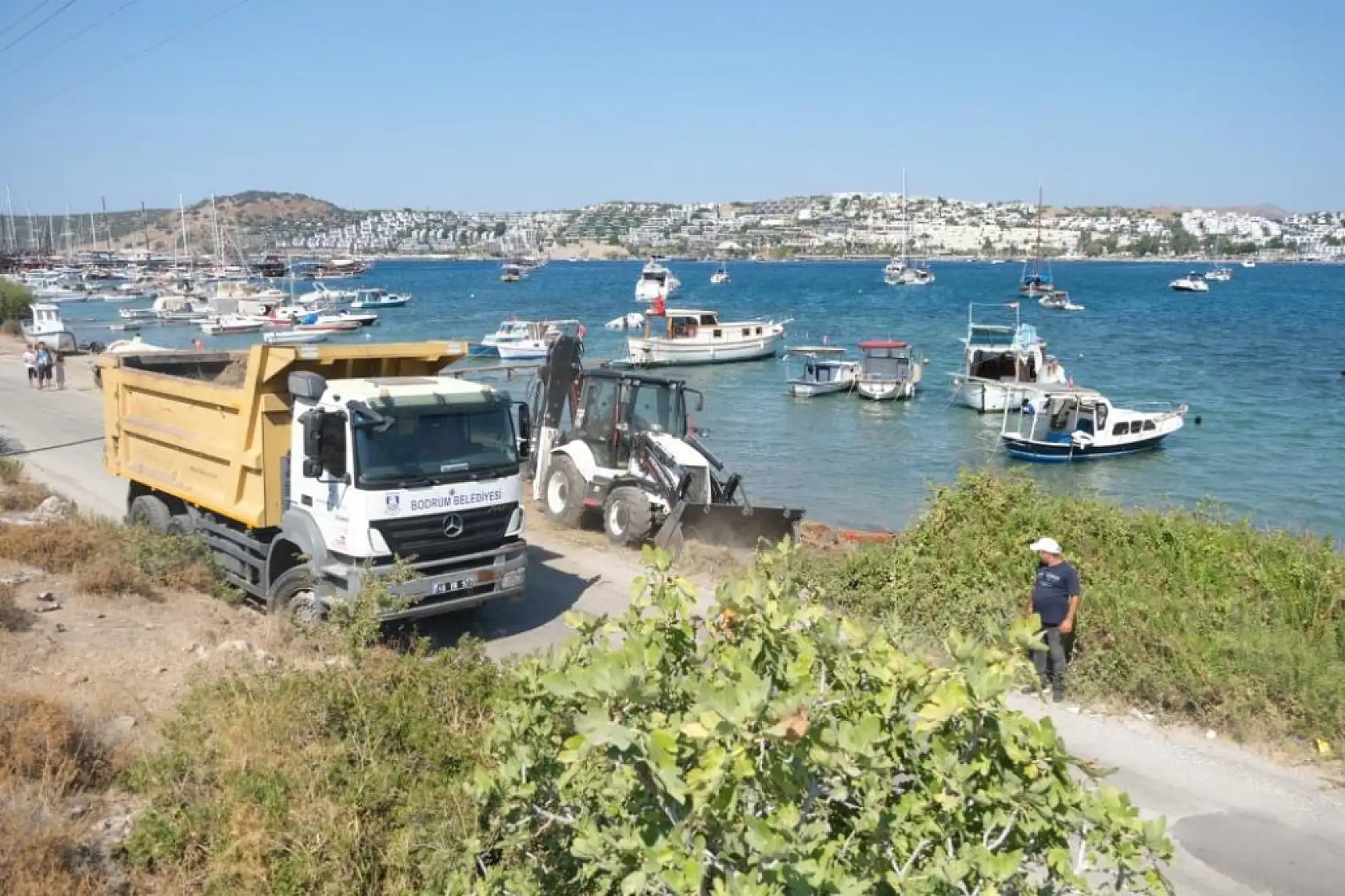 Bodrum'da temizlik seferberliği sürüyor