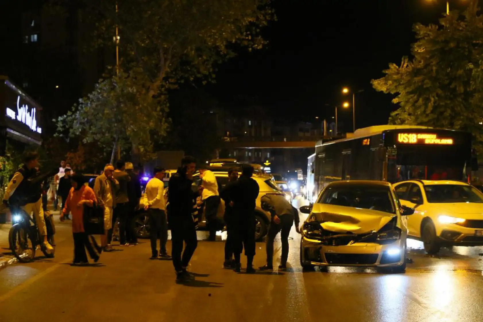 Kazayı burunları bile kanamadan atlattılar