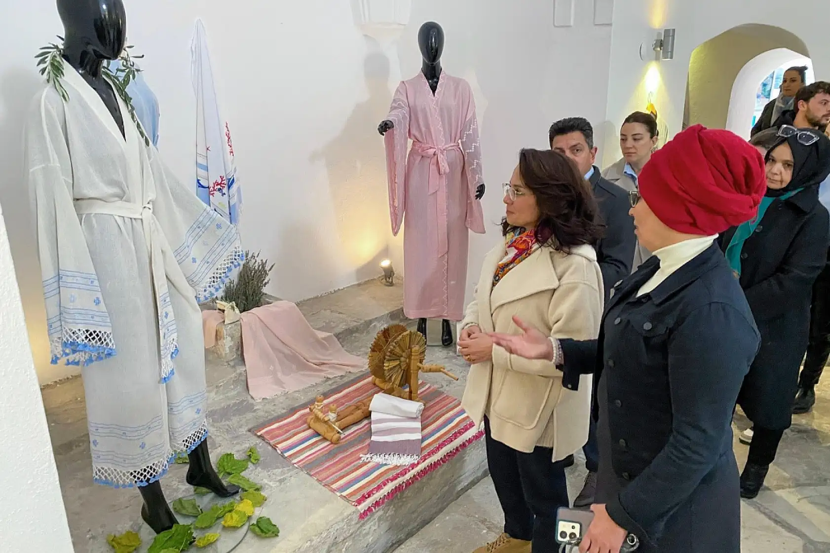 Muğla Olgunlaşma Enstitüsü'nden tarihi dokuda sanat sergisi