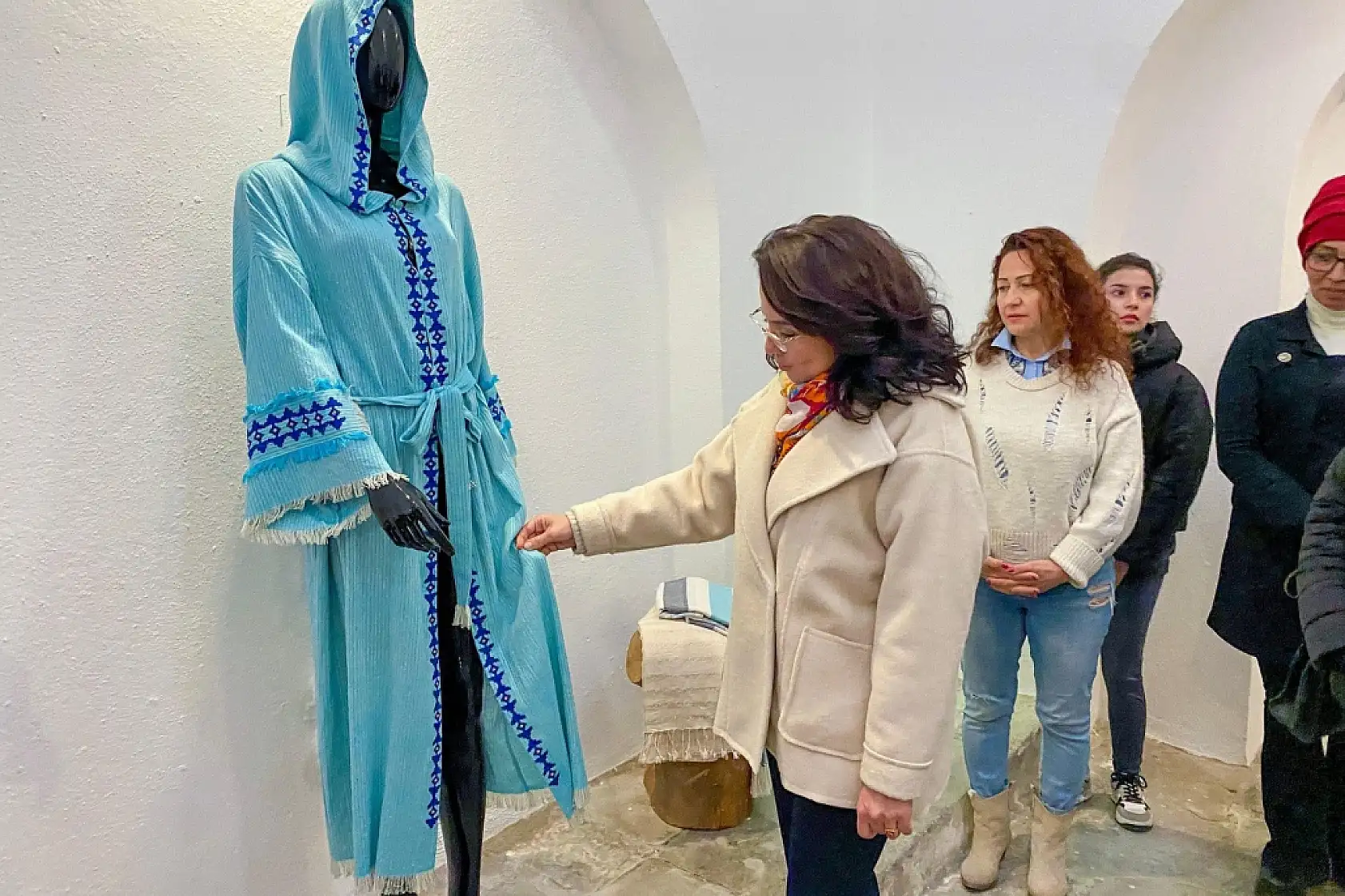 Muğla Olgunlaşma Enstitüsü'nden tarihi dokuda sanat sergisi